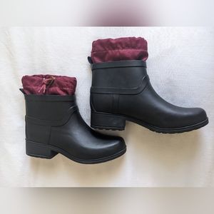 Lucky Brand Rubber Ankle Boots